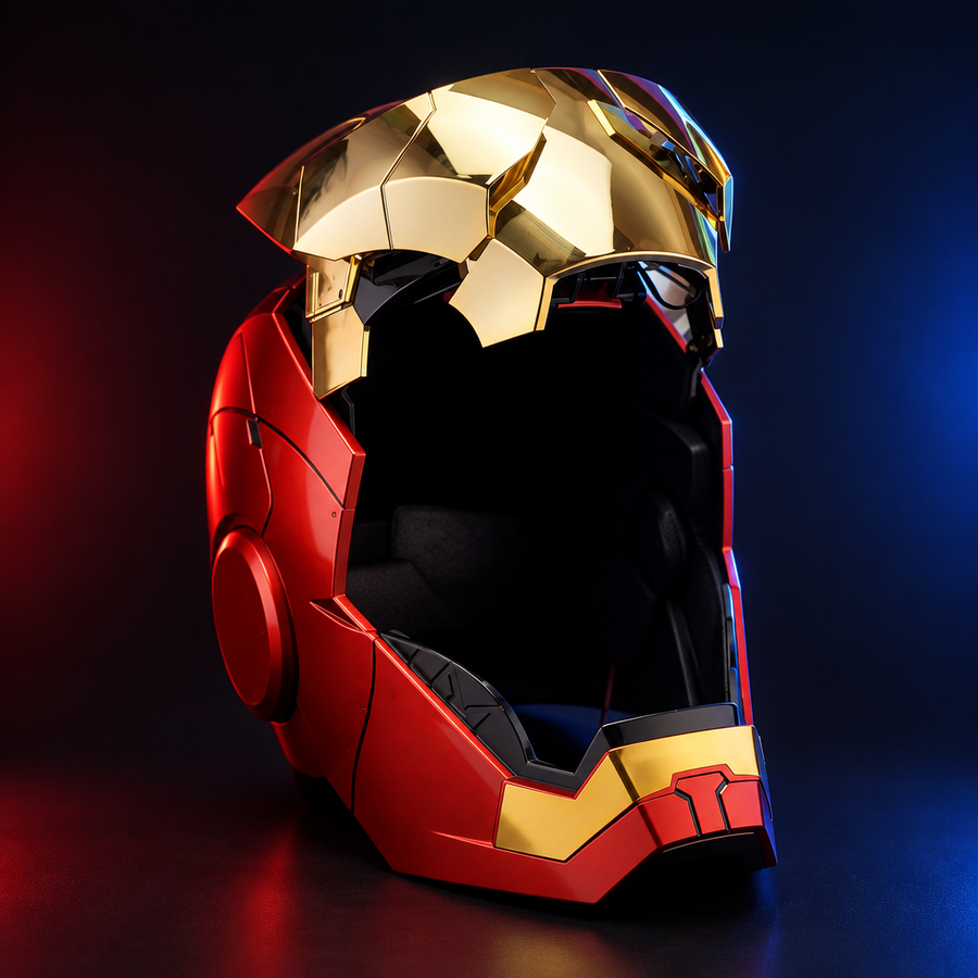 WebVault Iron Man MK5™ Helmet | Voice-Controlled Opening