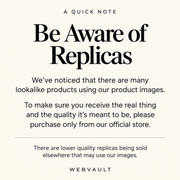 WebVault notice: Be Aware of Replicas